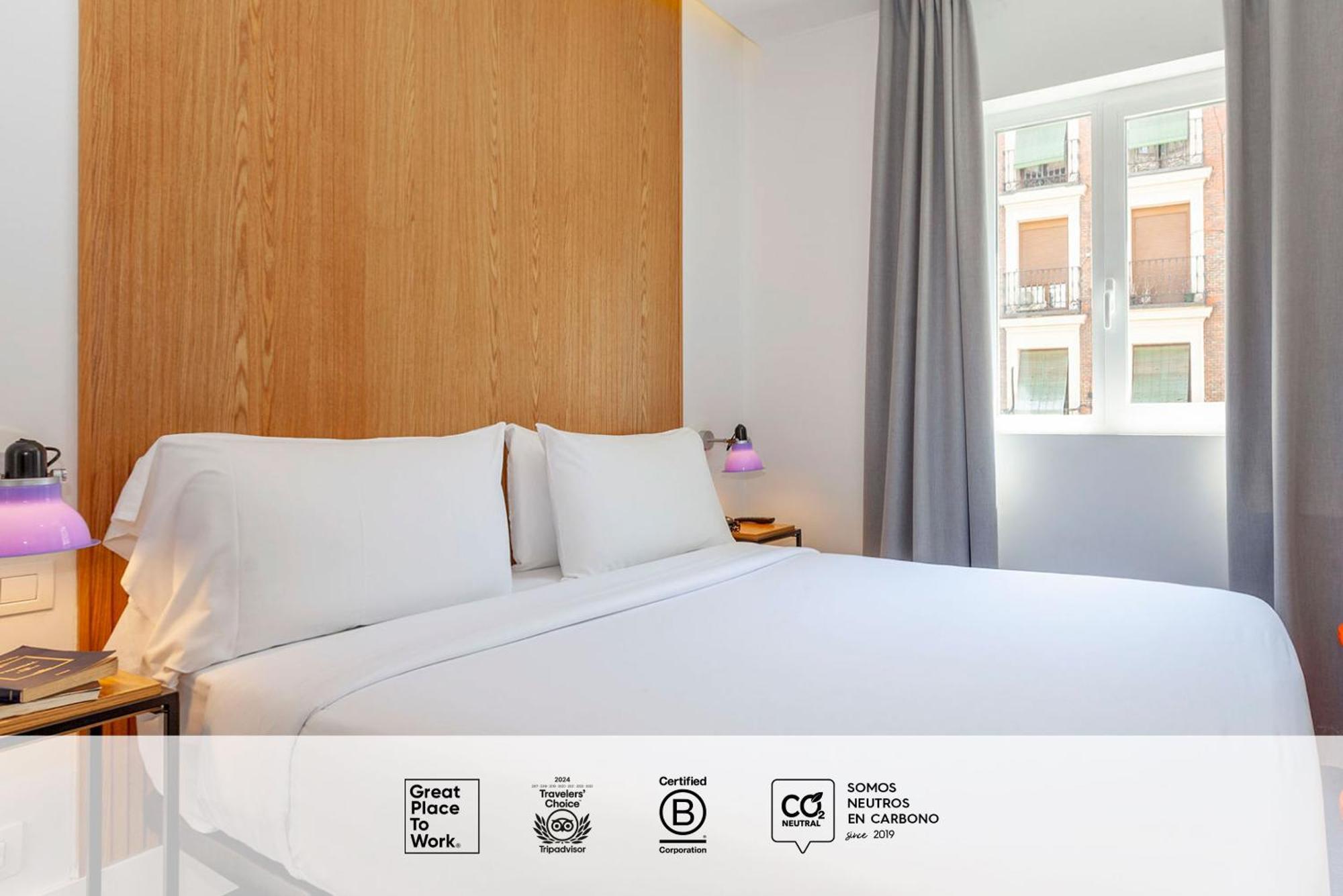 SLEEP'N Atocha - B Corp Certified Hotell Madrid Exteriör bild